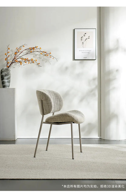 Clear Lounge Dining Chairs Comfortable Bedroom Vanity Dining Chairs Replica Mobile Sillas Para Comedor Postmodern Furniture