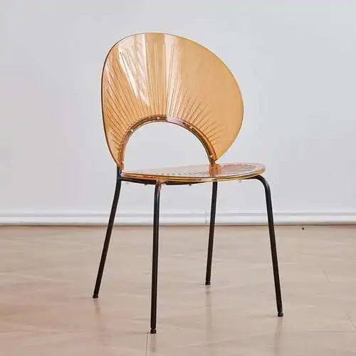 Outdoor Transparent Plastic Chair Waiting Minimalist Modern Party Acrylic Chairs for Events Clear Silla Comedor Home Furniture