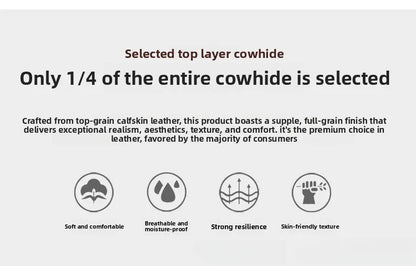Nordic new creative leather sofa first layer cowhide modern living room sofa