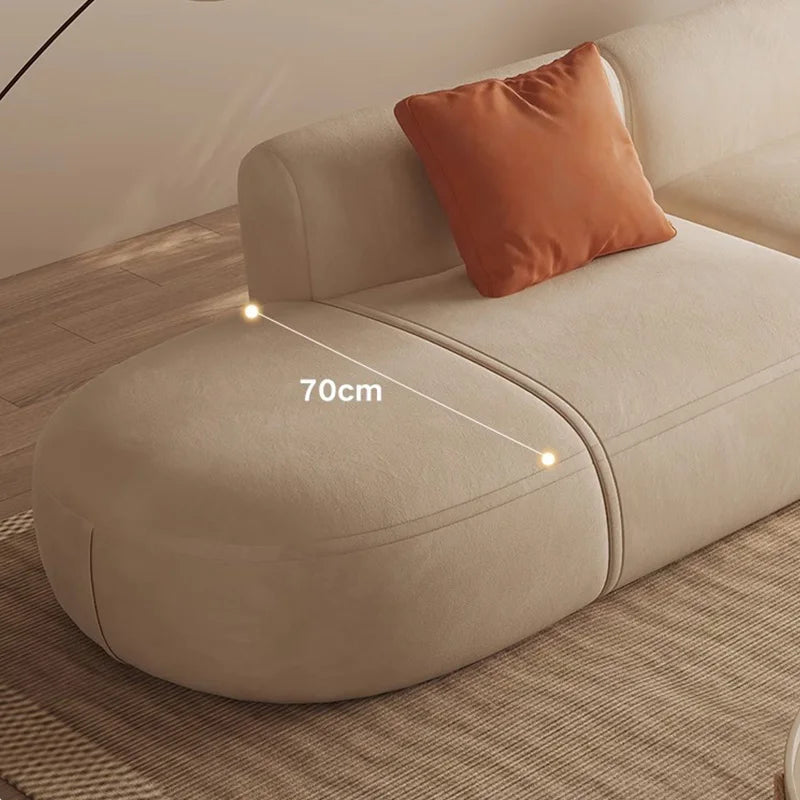Luxury Soft Fabric Corner Sofa for Living Room Wood Frame Couch Modern Durable Sectional Couches Home Interior Sofas Furniture