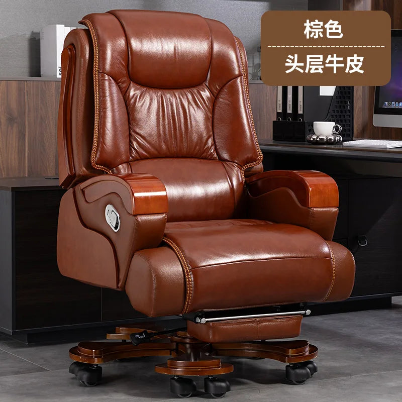 Nordic Swivel Office Chair Massage Footrest Lift High Quality Comfortable Armchair Aesthetic Design Silla Escritorio Furniture