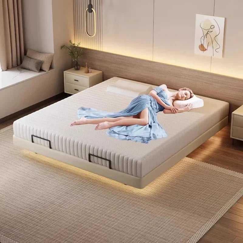 Smart Luxury Bed Modern Sofa Design Bedroom Platform Sleeping Massage Bed Platform Safe Letto Matrimoniale Office Furniture