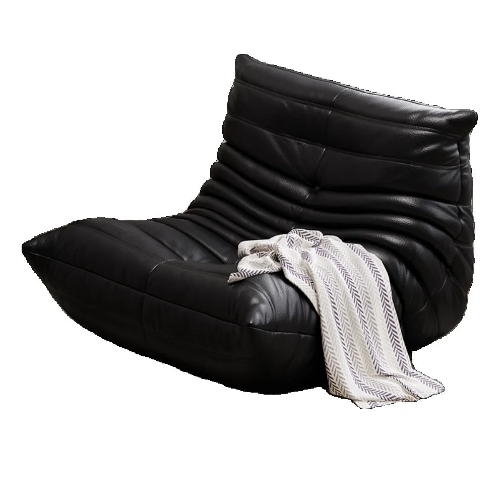 High quality oil wax leather lazy sofa, living room, hotel bedroom are all placed, fashionable, high-end and atmospheric.