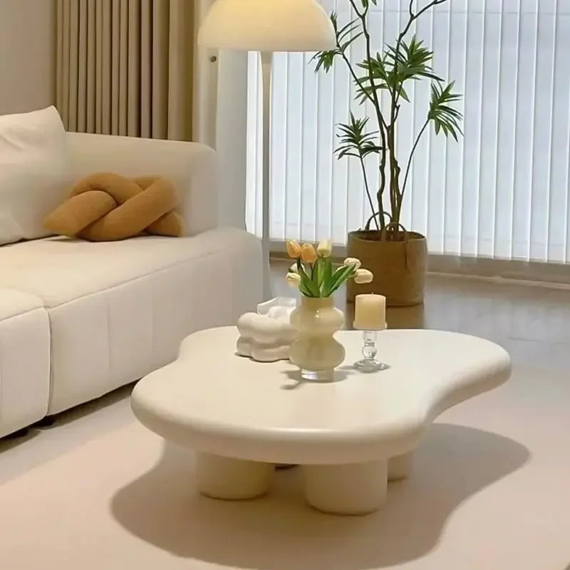 Clouds Tea Table House Lonely Wind Nordic Home Living Room Small Apartment Shaped Cream Simple Modern Tea Coffee Table Furniture