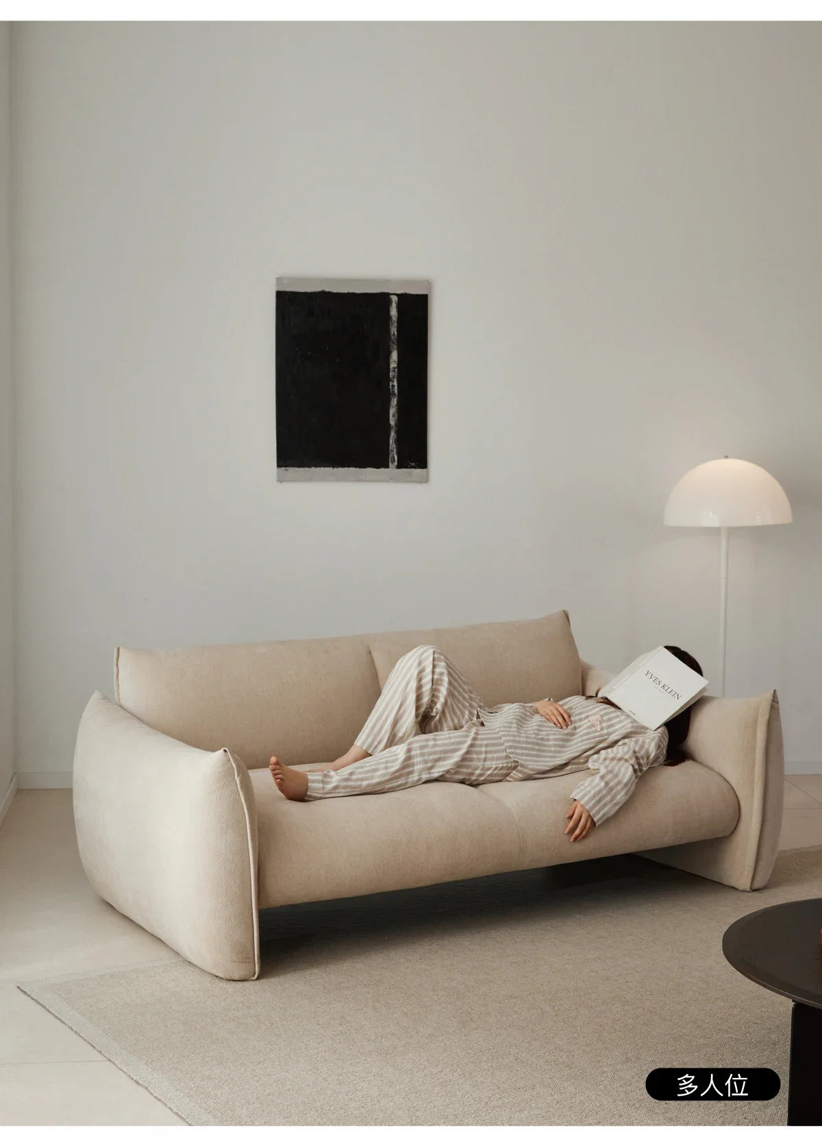 hh Fabric single sofa living room modern simple new small apartment lazy leisure sofa chair
