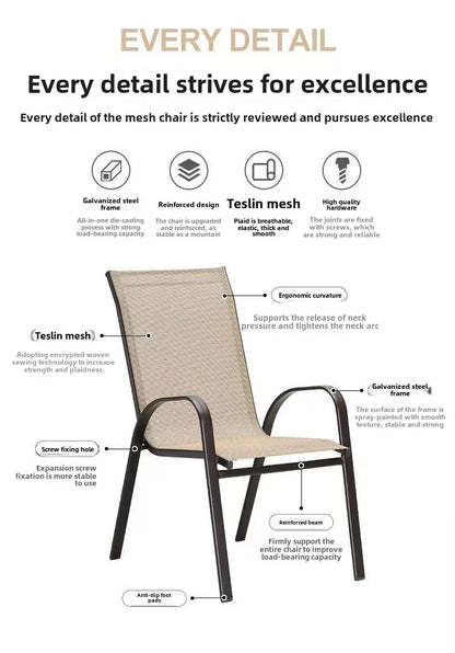 Outdoor, Leisure, Wrought Iron, Backrest Chair, Courtyard, Terrace, Chair, Stool, Living Room, Bedroom