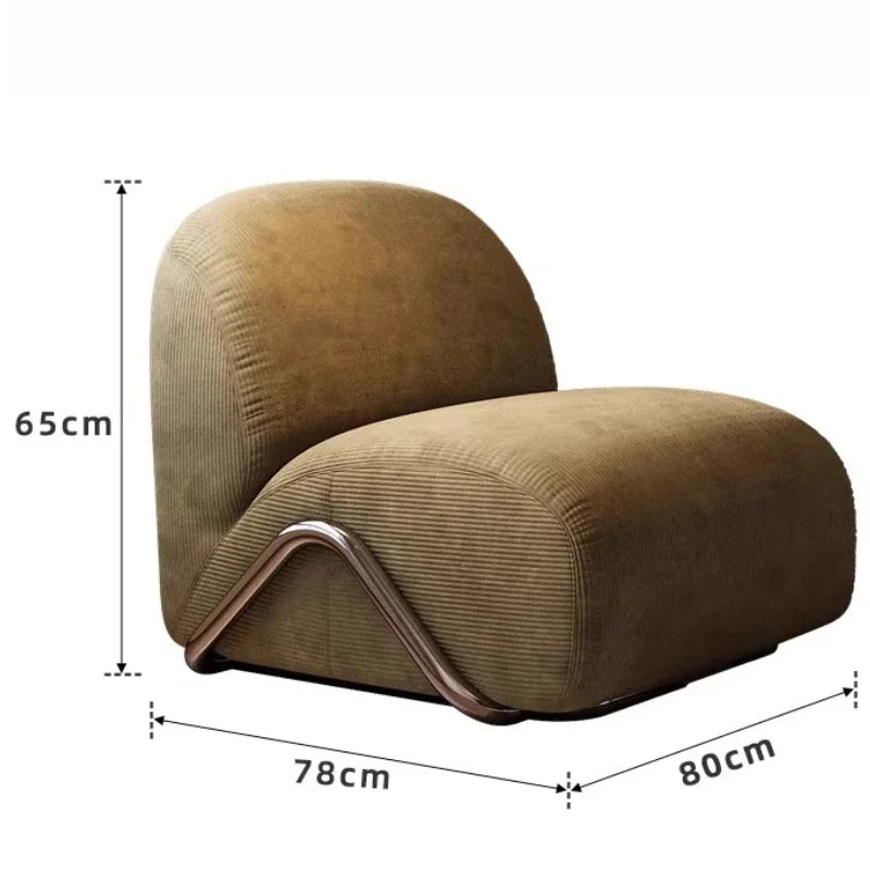 Office Fashion Living Room Sofas Personality Relax Retro Leisure Living Room Sofas Designer Simplicity Furniture Sedia Lssfy