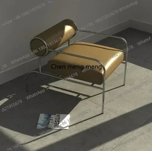 Designer Chair Gaming Living Room Chairs Arm Sofa PU Leather Modern Lazy Chair Designer Unique Fauteuil Salon Single Sofa