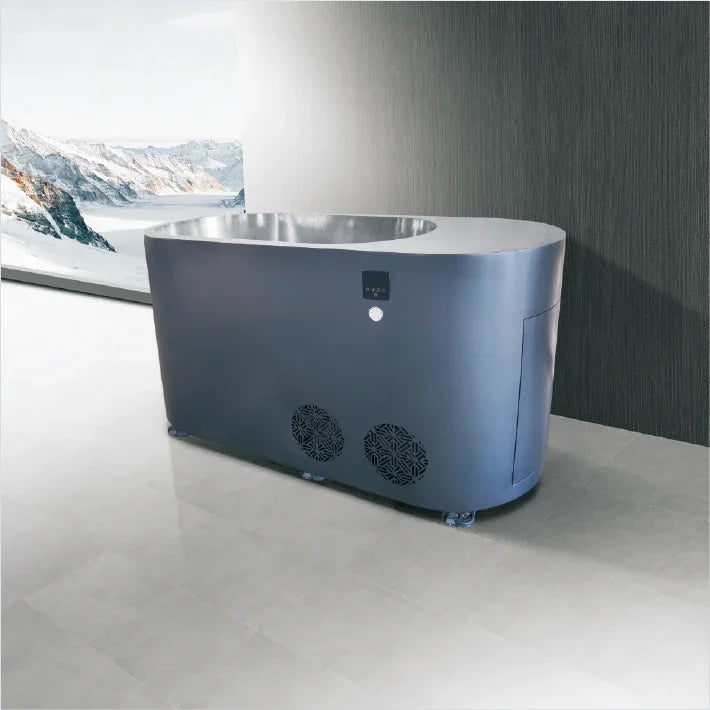 z Factory Outdoor Wooden Ice Bath Cold Plunge Stainless Steel Liner Cold Soaking Sport Recovery