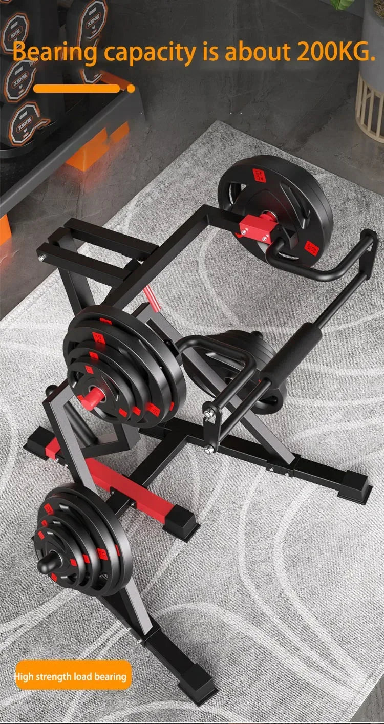 Huck squatting machine Horizontal push frame Weightlifting Strength Multi-function Trainer Fitness Equipment  Gym Home Exercise