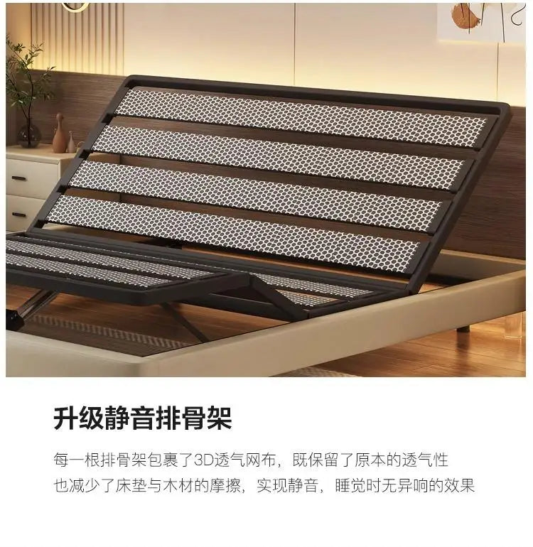 Smart Luxury Bed Modern Sofa Design Bedroom Platform Sleeping Massage Bed Platform Safe Letto Matrimoniale Office Furniture
