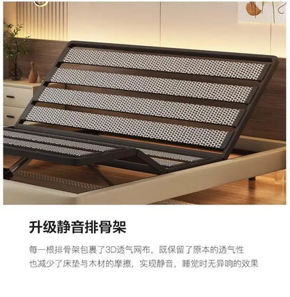 Smart Luxury Bed Modern Sofa Design Bedroom Platform Sleeping Massage Bed Platform Safe Letto Matrimoniale Office Furniture
