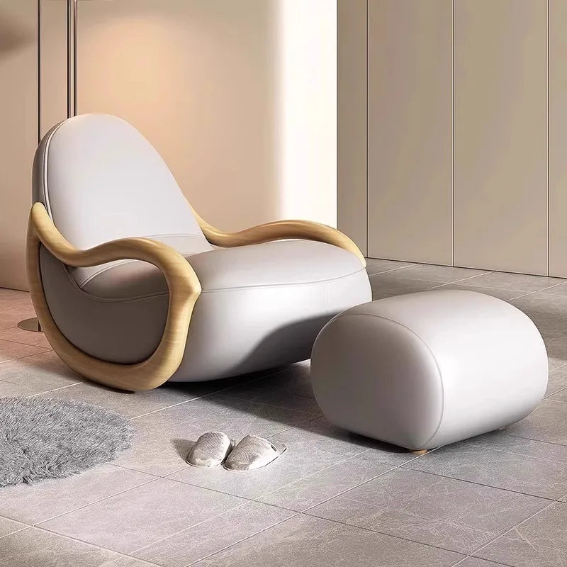 Relax Rocking Chairs Lounge Waiting Hotel Universal Safe Large Size Living Room Chairs Beauty Fauteuil Chinese Style Furniture