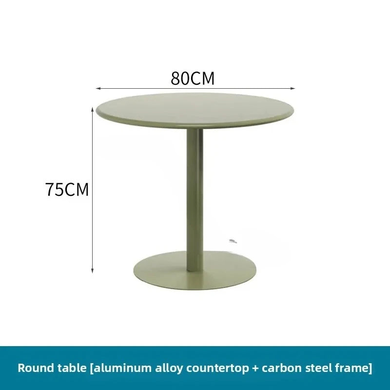 Villa Hotel Outdoor Garden Single Rattan Chair Nordic Home Aluminum Alloy Table and Chair Set Leisure Rope Garden Furniture Sets