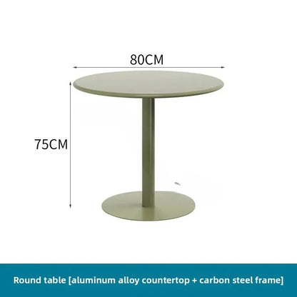 Villa Hotel Outdoor Garden Single Rattan Chair Nordic Home Aluminum Alloy Table and Chair Set Leisure Rope Garden Furniture Sets