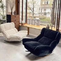 Lazy sofa single sofa rocking chair reclining chair balcony casual rocking chair can sit or lie down