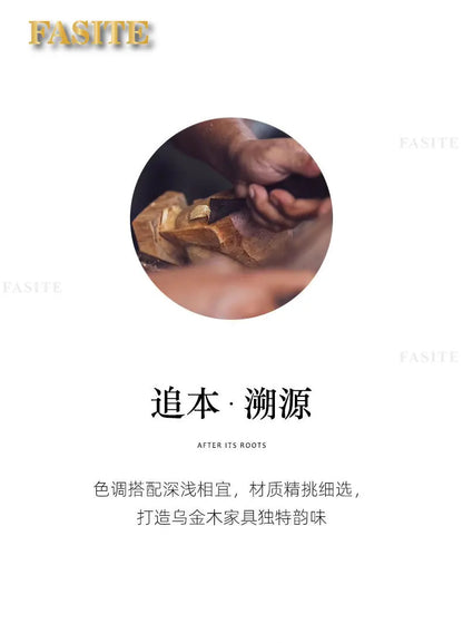 2024 new ebony leather sofa corner new Chinese living room high-end first-layer cowhide sofa solid wood furniture