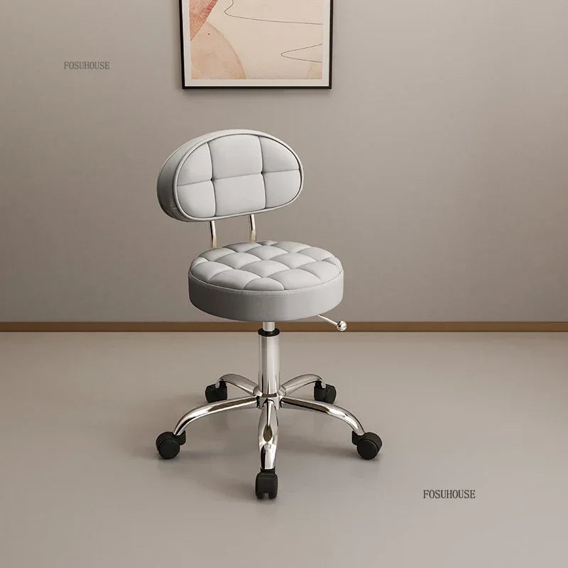 Backrest Pedicure Chair Barber Shop Pulley Hairdressing Chairs Lifting Manicure Stool Design Hair Salons Furniture Barber Chair