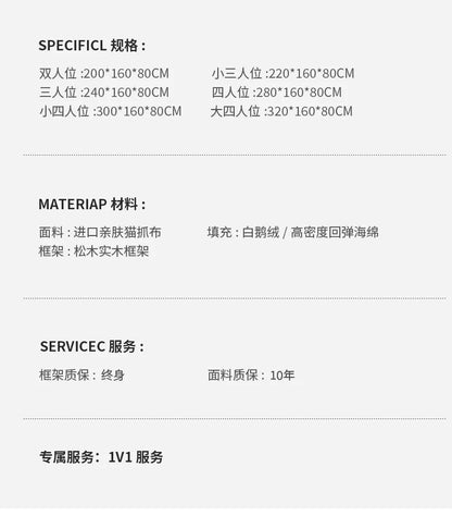 Cloud Electric Sofa Living Room Modern Simple Telescopic Fabric Lazy Multi-functional Sofa Bed Dual-purpose