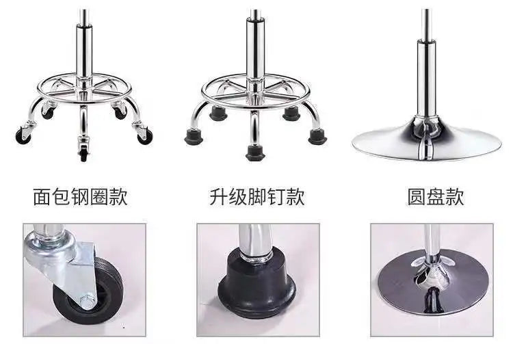 Bar Chair Bar Chair Stool Stool Haircut Chair Rotating Lifting Round Stool Backrest Pulley Chair Large Work Stool Supply