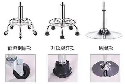 Bar Chair Bar Chair Stool Stool Haircut Chair Rotating Lifting Round Stool Backrest Pulley Chair Large Work Stool Supply
