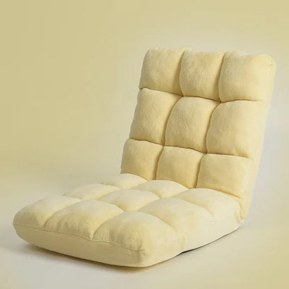 Multifunctional Simple Leisure Single Sofa Chair Recycled Foam Folding Adjustable backrest Floor Chair for Living Room Study