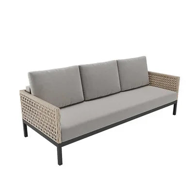 Leisure Style Outdoor Sofa Combination Living Room Balcony Open-air Leisure Rattan Weaving