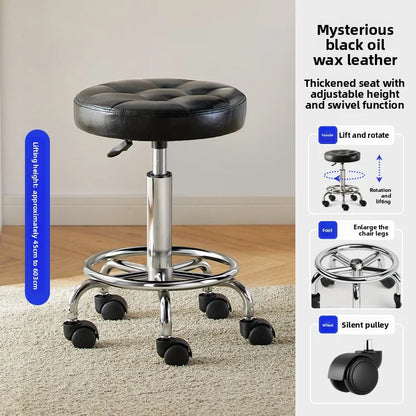 New Bar Chair Laboratory Special Beauty Nail Stool Lifting High Stool Work Stool
