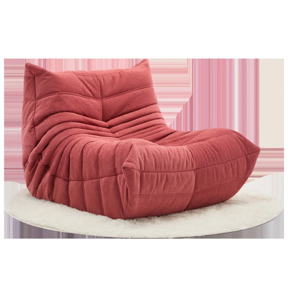 Ergonomic Memory Sponge Bean Bag Chair - Comfortable adult suede lounge chair for reading and gaming, perfect for home decor