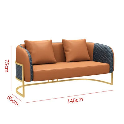 Combinaison de canapé de négociation de réception, Table et chaise de bureau de vente, zone de repos pour hall d'hôtel