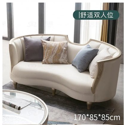 Comfortable Living Room Sofas Lazy Minimalist Leisure Lounge Sofas Italian Synthetic Leather Furniture El Sofá MHSF