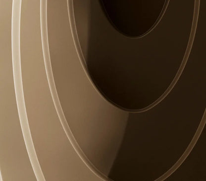 z. * Abyss table basse salon ménage petit appartement lumière luxe moderne ovale table basse en verre