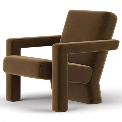 Light luxury fabric single sofa chair modern simple tiger chair