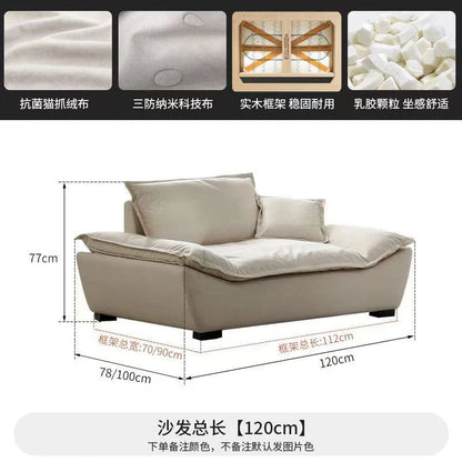 Love Seat Modern Living Room Sofas Nordic Luxury Floor Armchair Sectional Outdoor Sofa Patio Balcony Divano Hotel Furniture