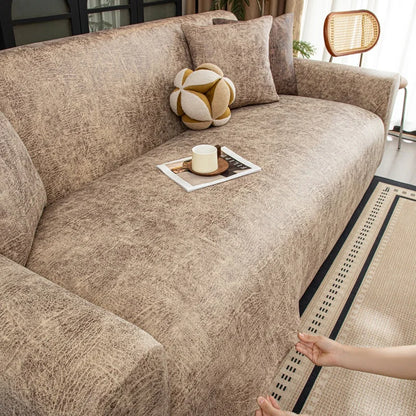 Adjustable Waterproof Elastic Sofa Cover Armchair Protector Corner L Shape Stretch Slipcovers Couch Covers 1/2/3/4/5 Seater