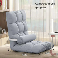 Folding Backrest Chair, Lazy Sofa, Bedroom, Dormitory, Single Seat Cushion, Bed Backrest, Bay Window, Balcony Tatami