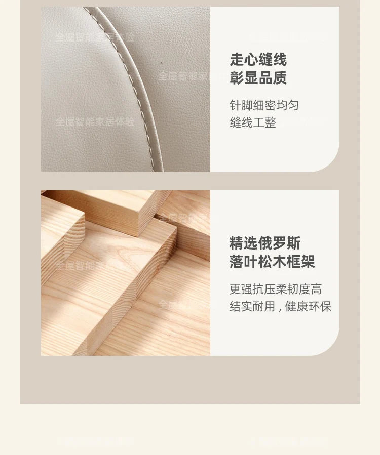 Aesthetic White Living Room Sofas Sleeping Real Leather Lazy Lounge Sofa Luxury Modern Soft Couch Wohnzimmer Furniture For Home