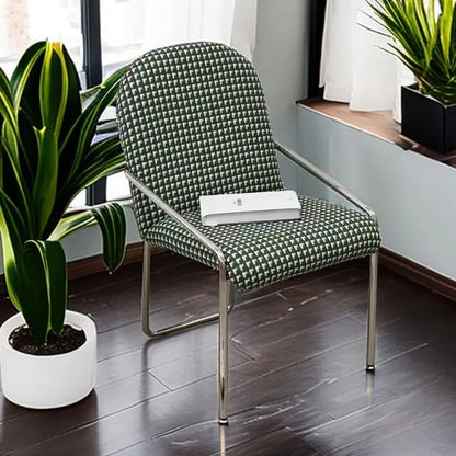 Dining Chair Retro Design Single Leisure Chair High Leg Rest  Armchair Morden  Furniture