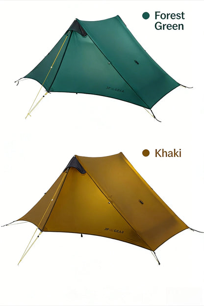 LanShan 2 3F UL GEAR 2 Person 1 Person Outdoor Ultralight Camping Tent 3 Season 4 Season Professional 15D Silnylon Rodless Tent