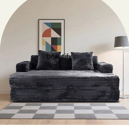 Compression Integrated Sofa Full Sponge Vacuum Roll Pack Large Folding Two-in-One Compression Sofa
