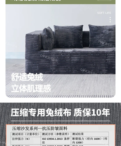 AR Home Furniture Living Room Fabric Compressed Sofa Lounge Daybed L Shape Bedroom Sofa Bed Couch Recliner Divano Da Soggiorno