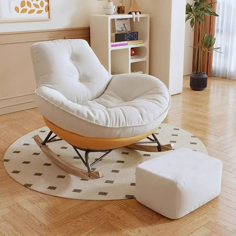 Lazy Couch Penguin Rocking Chair Indoor Leisure Rocking Chair Lounge Chair Rocking Daybed Adult Lounge Snail Balcony Home Egg