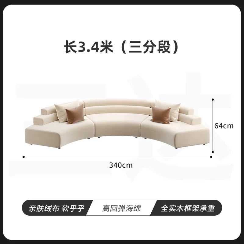 A44 Modern Nordic Living Room Sofas Conference Tables Office Sectional Corner Outdoor Sofa Curved Designer Muebles Home Furnitur