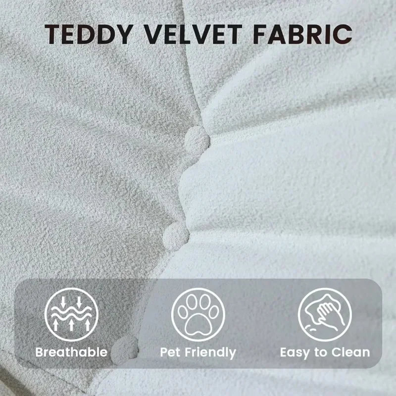 Drop Shipping Nordic White Living Room Sofa 3 Seater Couch Compressed Vacuum Foam Floor Lazy Chair Sofa Set