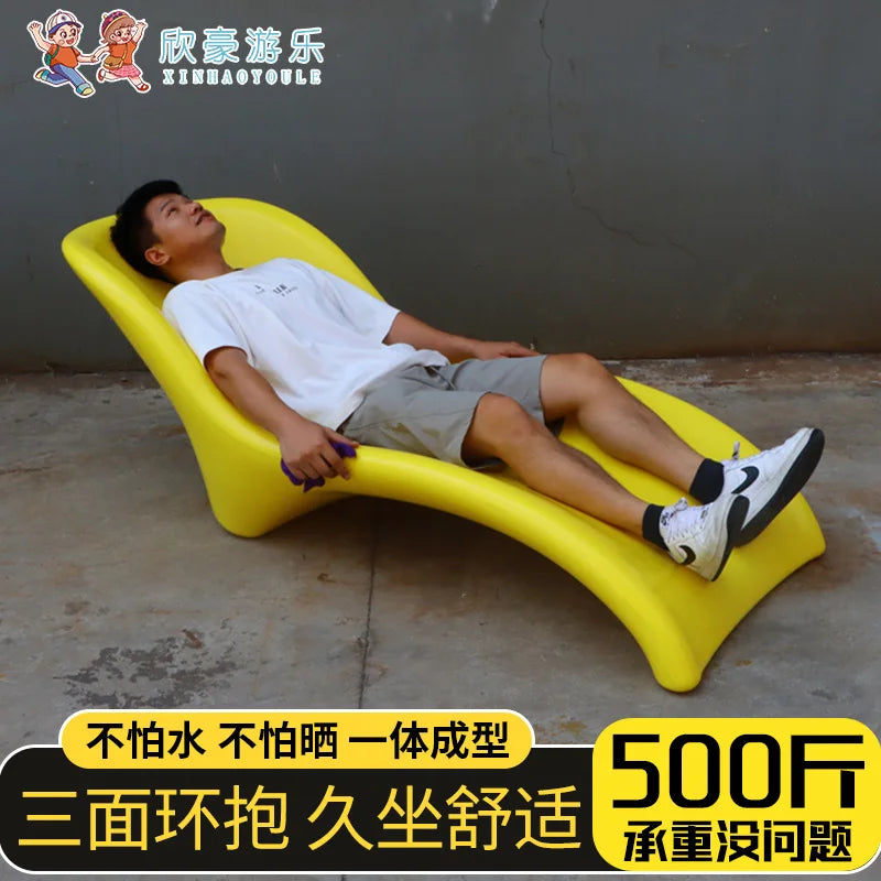 Cross-border exclusive outdoor beach lounge chairs, lounge chairs, beach waterproof hotel villa courtyard leisure seats