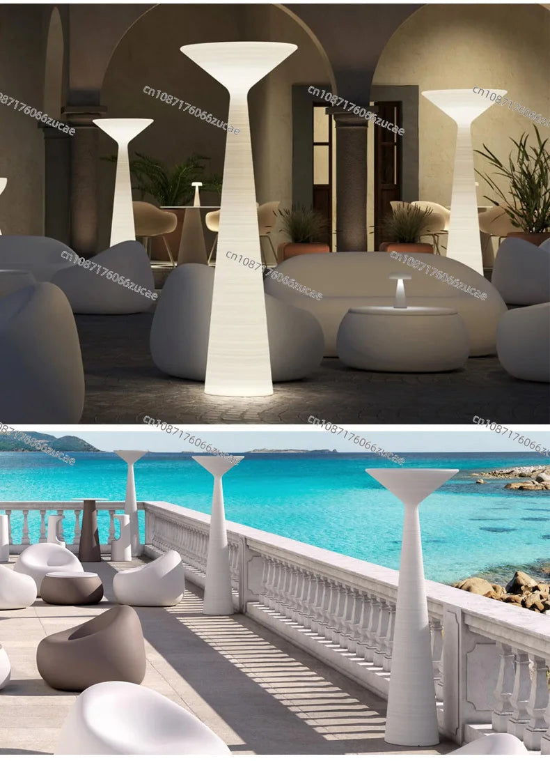 Outdoor Villa Courtyard Hotel Lobby Landscape Floor Lamp