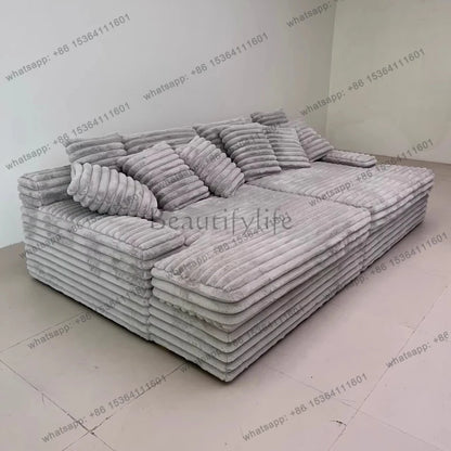 Ergonomics Puffs Living Room Sofas Filling Design Patio Relaxing Living Room Sofas Tiny House Floor Muebles Trendy Furniture