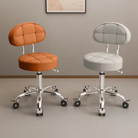 Professional Beauty Salon Chairs Backrest Barber Pedicure Chair Lifting Manicure Hairdresser Hair Salons Wheel Stool Furniture