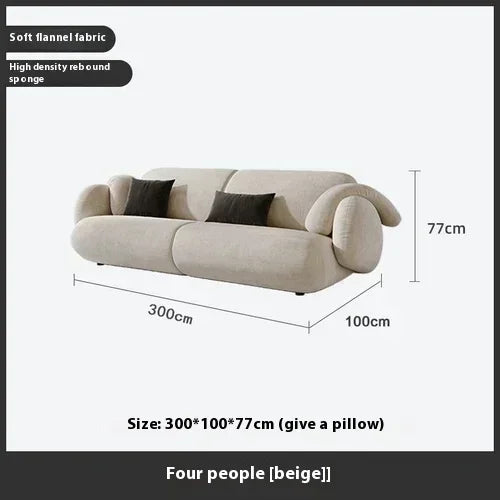 Armchair Curved Modern Sofa Pink Minimalist Wooden Floor Adults Living Room Sofa Canape Chaise Reading Divano Bedroom Furniture