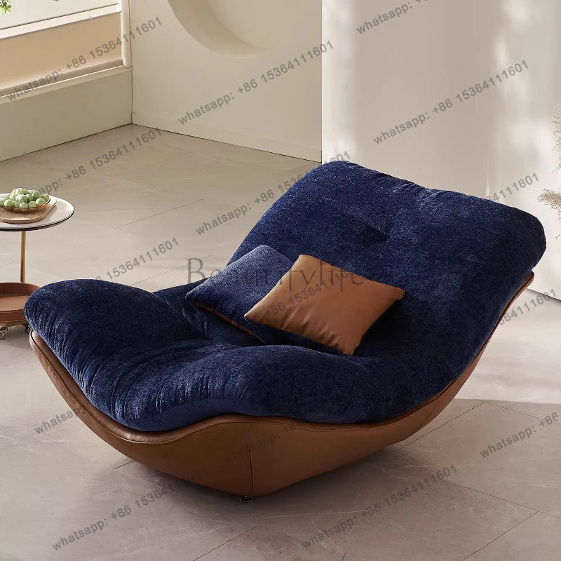 Italian light luxury lazy sofa chair Nordic modern simple style home design leisure chair